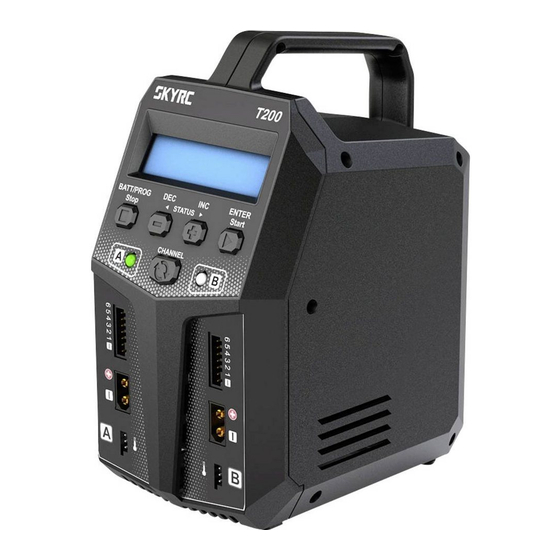 Skyrc T200 Bedienunganleitung