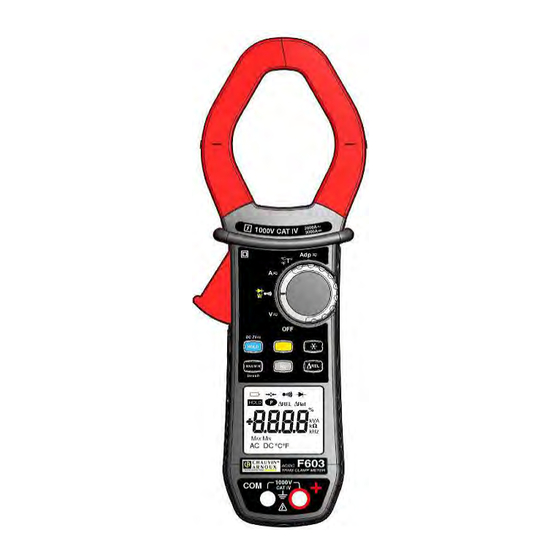 PCE Instruments F603 Bedienungsanleitung