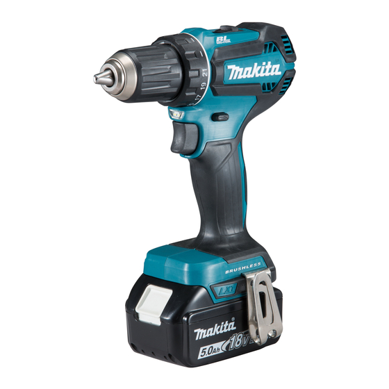 Makita DDF485RTJ3 Betriebsanleitung