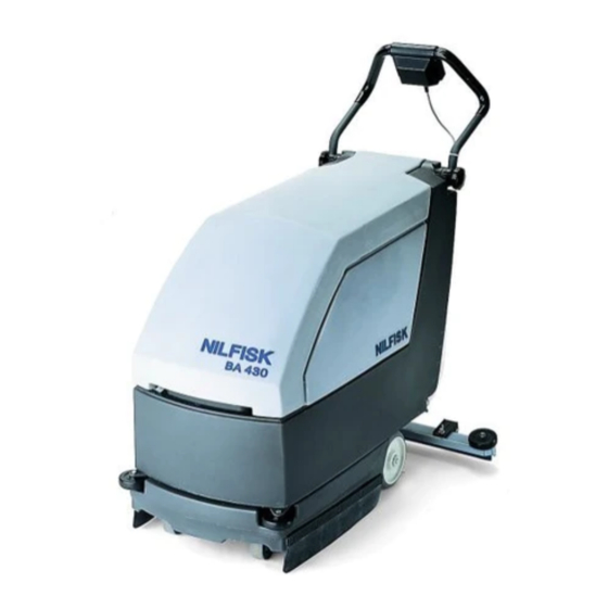 Nilfisk-Advance BA 430 Bedienungsanleitung
