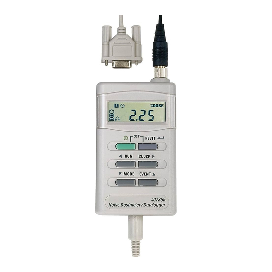 Extech Instruments 407355 Benutzerhandbuch