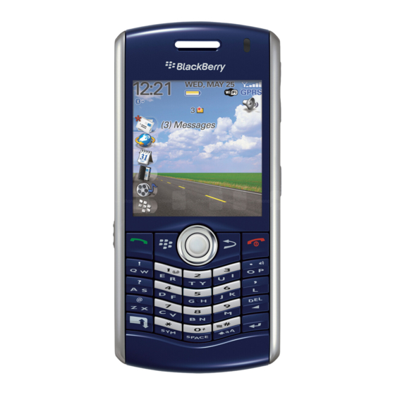 Blackberry 8120 Handbücher