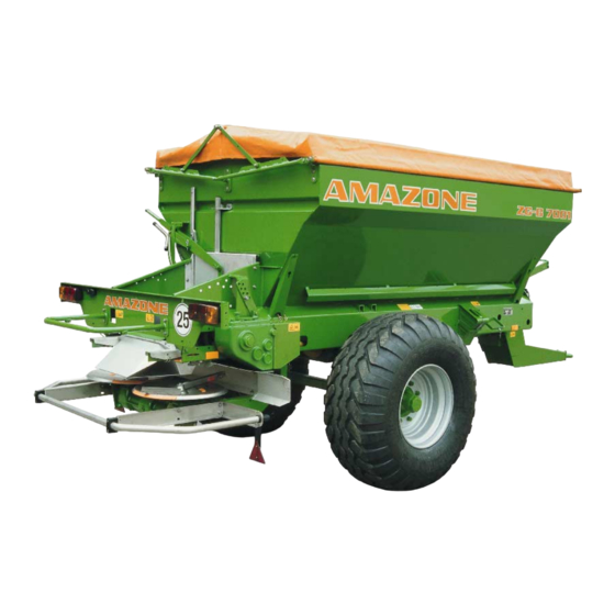 Amazone ZG-B 7001 Betriebsanleitung