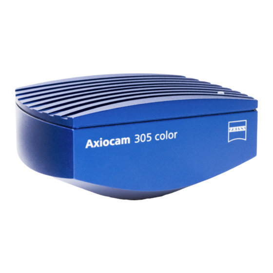 Zeiss Axiocam 305 color Handbuch