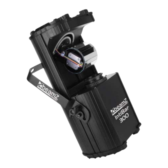 Beamz professional LED IntiBar300 Barrel 30W LED DMX Gebrauchsanleitung
