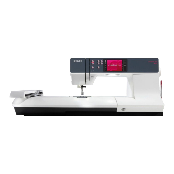 Pfaff Creative 3.0 Gebrauchsanleitung