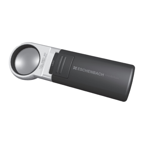 Eschenbach Mobilux LED Bedienungsanleitung
