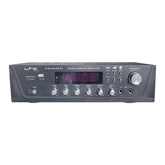 LTC Audio ATM7000USB-BT Bedienungsanleitung
