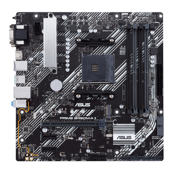 Asus Prime B450M-A II Bedienungsanleitung