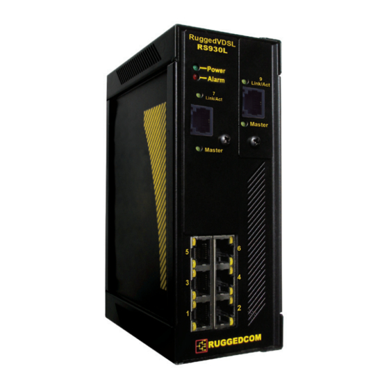 Siemens SIMATIC NET RUGGEDCOM RS930L Montagehandbuch