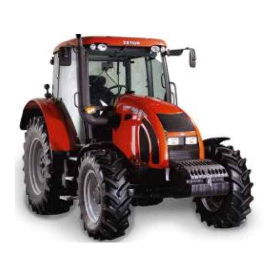 Zetor Forterra 95 Bedienungsanweisung