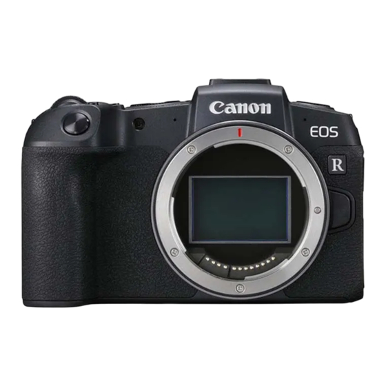 CANON EOS RP BEDIENUNGSANLEITUNGEN PdfHerunterladen ManualsLib