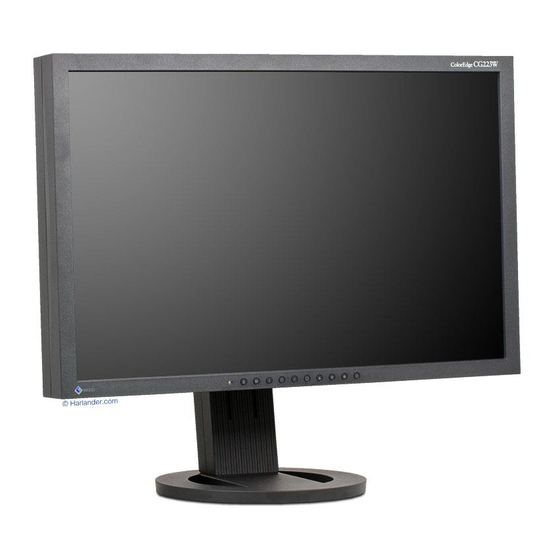 Eizo ColorEdge CG223W Benutzerhandbuch