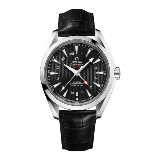 Omega SEAMASTER AQUA TERRA 150M  CO-AXIAL GMT 43 MM Kurzanleitung