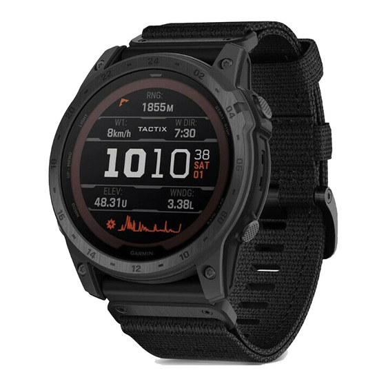 Garmin TACTIX Schnellstartanleitung