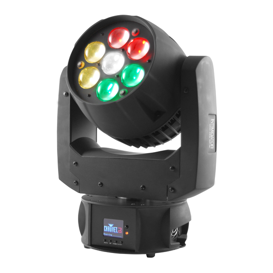 Chauvet DJ Intimidator wash zoom 350 irc Kurzanleitung