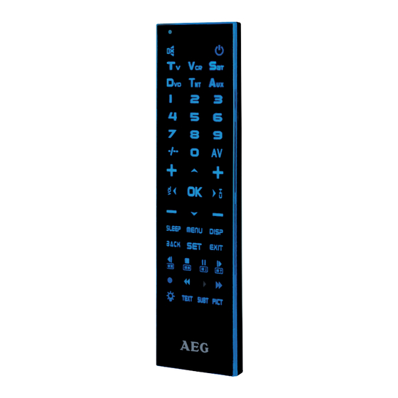 AEG RC 4001 Bedienungsanleitung