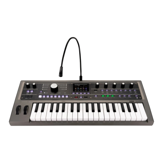Korg microKorg2 Bedienungsanleitung