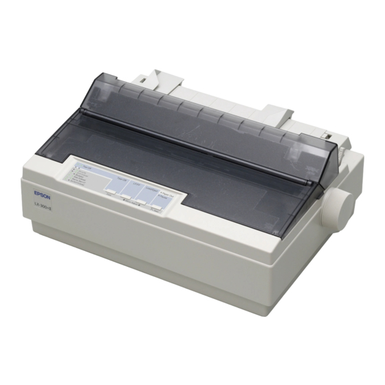 Epson LX-1170II Installationshandbuch