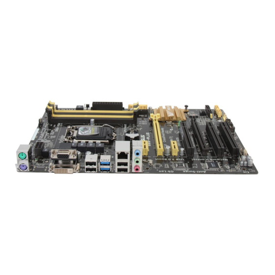 Asus B85-PLUS Schnellstarthilfe