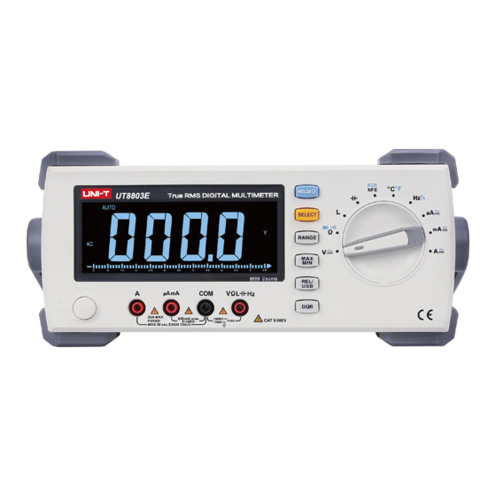 UNI-T UT8803E Gebrauchsanleitung