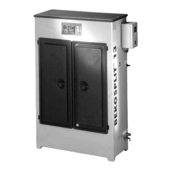 Beko BEKOSPLIT 12 Betriebsanleitung