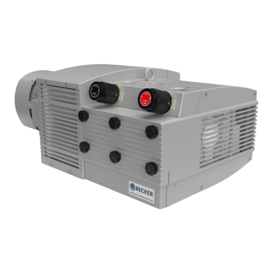 Becker DVX 3.100 Betriebsanleitung