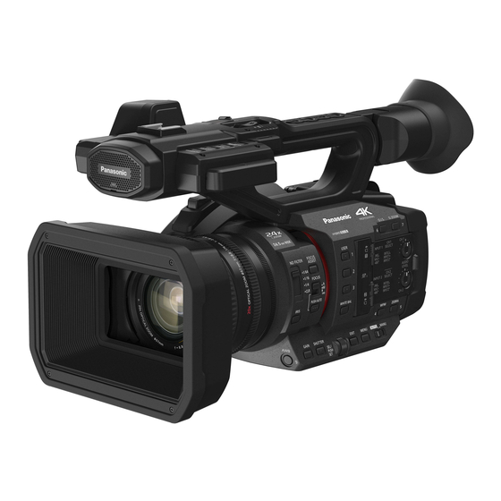 Panasonic HC-X2 Bedienungsanleitung (Kurzversion