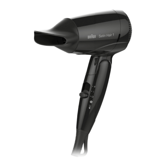 Braun Satin Hair 1 Style&Go HD 130 Bedienungsanleitung