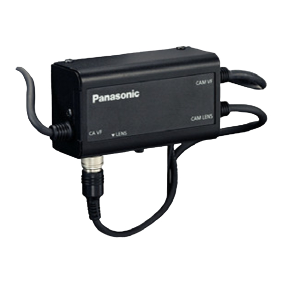 Panasonic AG-YA500G Handbücher