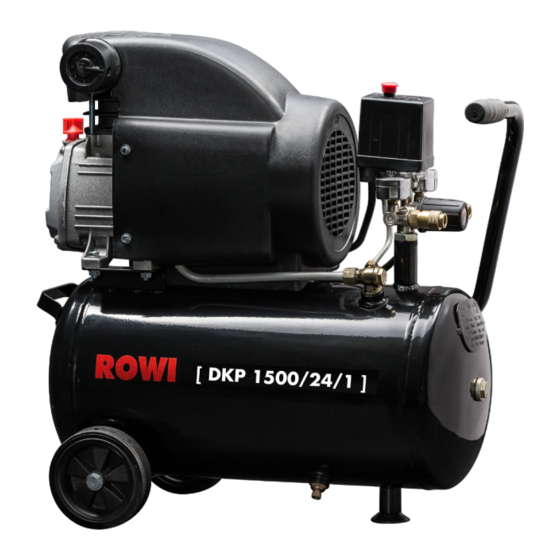 Rowi DKP 1500/24/1 Originalbetriebsanleitung