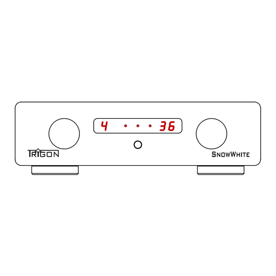 Trigon Elektronik SnowWhite Bedienungsanleitung