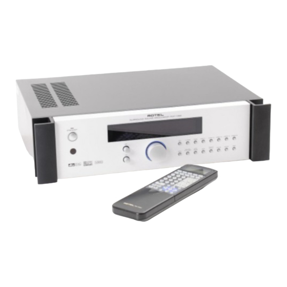 Rotel RSP-1068 Bedienungsanleitung