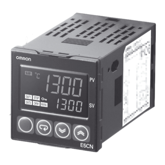 Omron E5CN Datenblatt