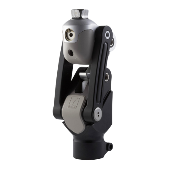 Ossur BALANCE KNEE Gebrauchsanweisung