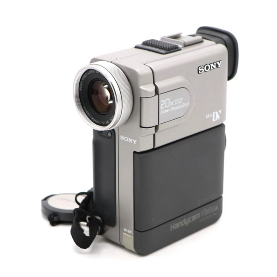 Sony Handycam Vision DCR-PC7E Bedienungsanleitung