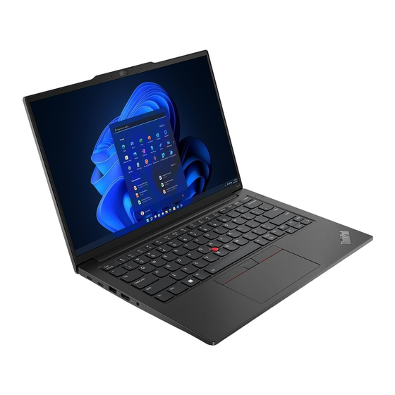 Lenovo ThinkPad E14 Gen 5 Erste Schritte