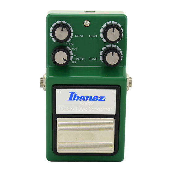 Ibanez TS9DX Bedienungsanleitung