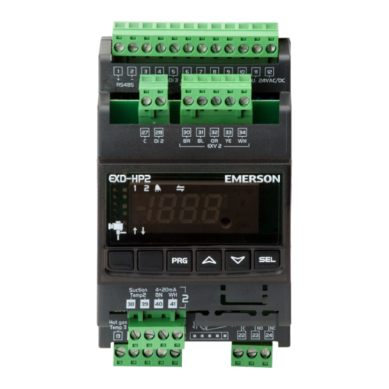 Emerson EXD-HP1/2 Betriebsanleitung