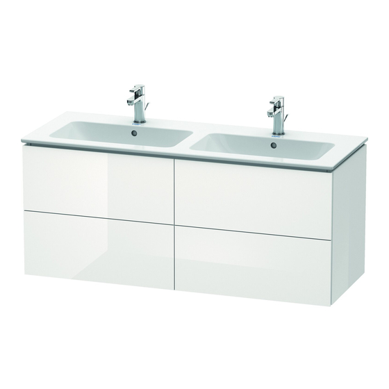 Duravit L-Cube LC 6259 Montageanleitung