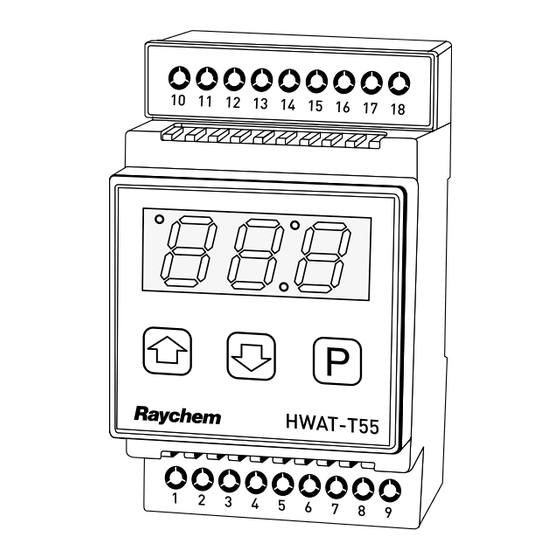 nVent Raychem HWAT-T55 Bedienungsanleitung