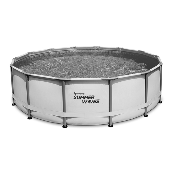 Polygroup SUMMER WAVES POOL ELITE FRAME Bedienungsanleitung