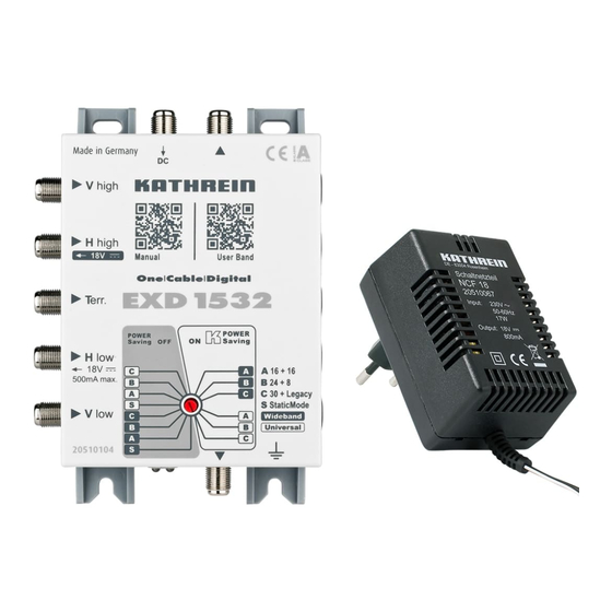 Kathrein EXD 2532 Anleitung