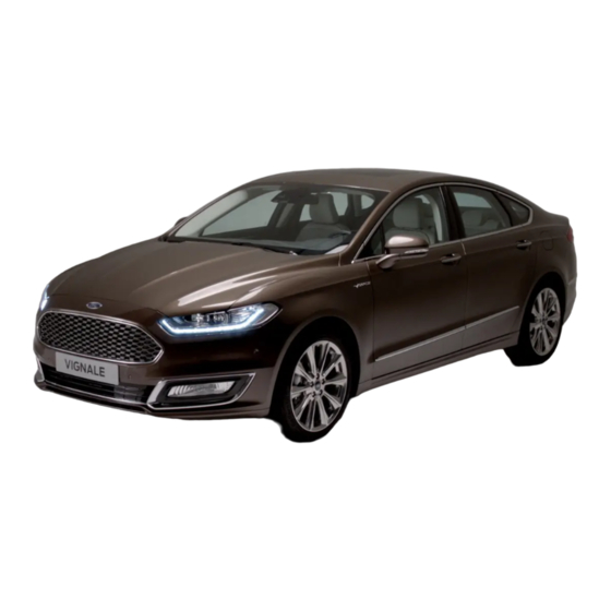 Ford MONDEO VIGNALE 2021 Betriebsanleitung