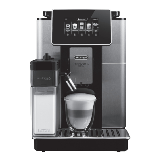 DeLonghi PrimaDonna Soul ECAM61 3 Serie Bedienungsanleitung