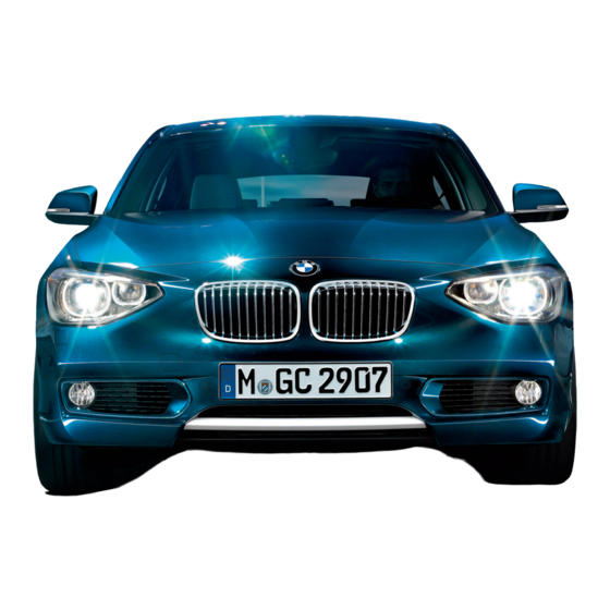 BMW 116I BETRIEBSANLEITUNG Pdf-Herunterladen