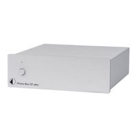 Box-Design Pro-Ject Phono Box S2 Ultra Bedienungsanleitung