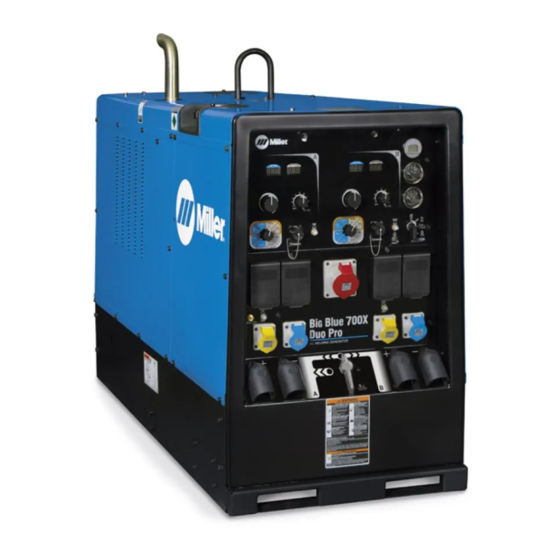 Miller Big Blue 700 Duo Pro Betriebsanleitung