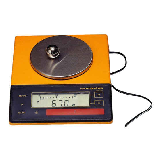 Sartorius PT120 Servicehandbuch