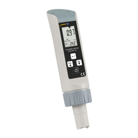 PCE Instruments PCE-CHT 10 Bedienungsanleitung